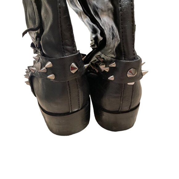 Sam Edelman Two Toned Spike Detailed Knee High Boots Sz 9M - Picture 7 of 12